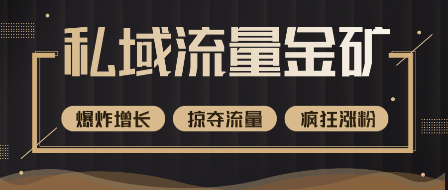 价值2200元私域流量的金矿，循环获取各大媒体精准流量，无限复制网红的精准流量！-文强博客