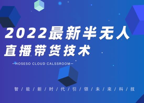 禾兴社·2022最新抖音半无人直播带货技术及卡直播广场玩法，价值699元-文强博客