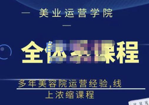 郑芳老师·网红美容院全套营销落地课程，多年美容院运营经验，线上浓缩课程-文强博客