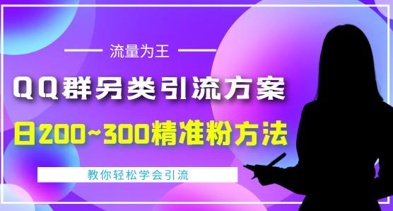 价值888的QQ群另类引流方案，半自动操作日200~300精准粉方法【视频教程】-文强博客