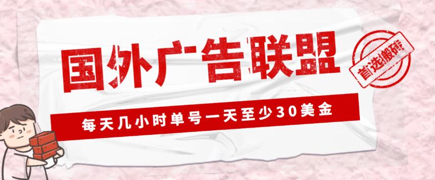 外面收费1980的最新国外LEAD广告联盟搬砖项目，单号一天至少30美金【详细玩法教程】-文强博客