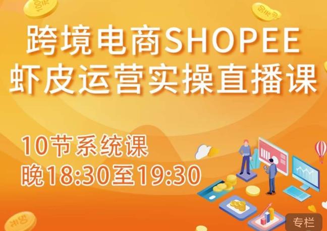 跨境电商Shopee虾皮运营实操直播课，从零开始学，入门到精通（10节系统课）-文强博客