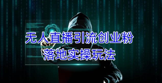 外面收费3980的无人直播引流创业粉落地实操玩法，单日引100+精准创业粉-文强博客