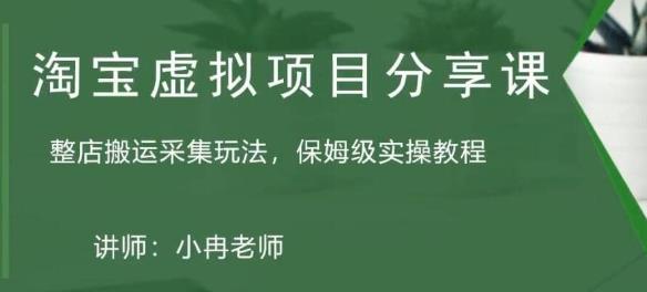 淘宝虚拟整店搬运采集玩法分享课：整店搬运采集玩法，保姆级实操教程-文强博客