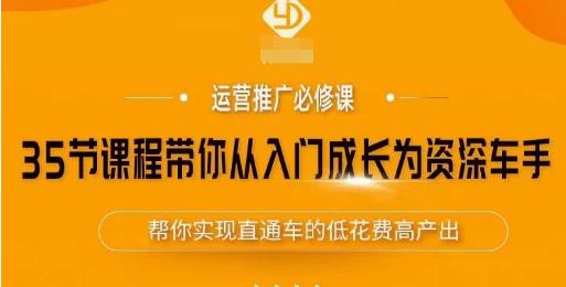 35节课程带你从入门成长为资深车手，让系统学习直通车成为可能，帮你实现直通车的低花费高产出-文强博客