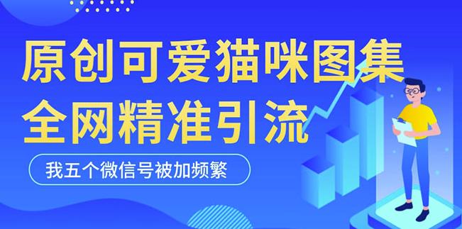 黑科技纯原创可爱猫咪图片，全网精准引流，实操5个VX号被加频繁-文强博客