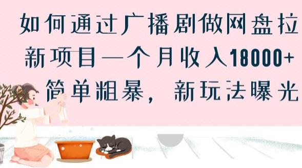 如何通过广播剧做网盘拉新项目一个月收入18000+，简单粗暴，新玩法曝光【揭秘】-文强博客