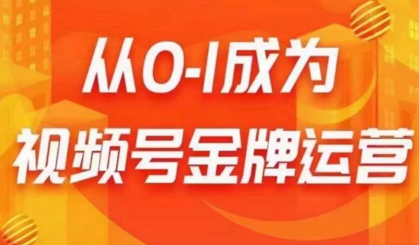 从0-1成为视频号金牌运营，微信运营/账号内容/选品组货/直播全案/起号策略，我们帮你在视频号赚到钱-文强博客