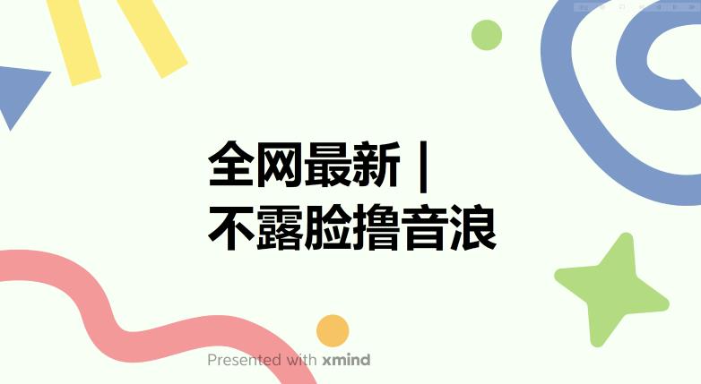 全网最新不露脸撸音浪，跑通自动化成交闭环，实现出单+收徒收益最大化【揭秘】-文强博客