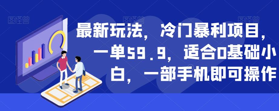 最新玩法，冷门暴利项目，一单59.9，适合0基础小白，一部手机即可操作【揭秘】-文强博客