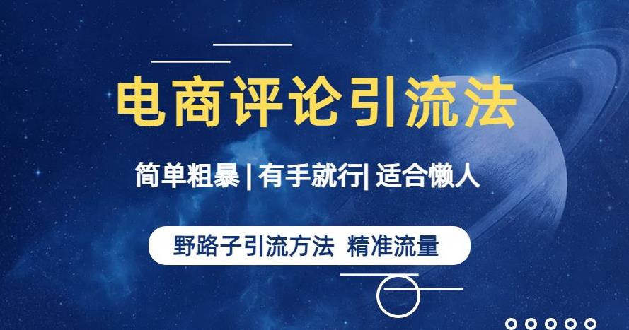 简单粗暴野路子引流-电商平台评论引流大法，适合懒人有手就行【揭秘】-文强博客