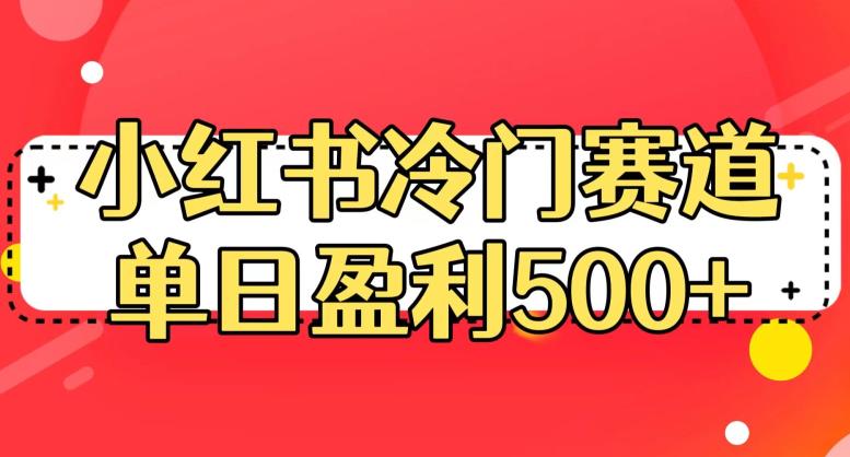 小红书冷门赛道，单日盈利500+【揭秘】-文强博客