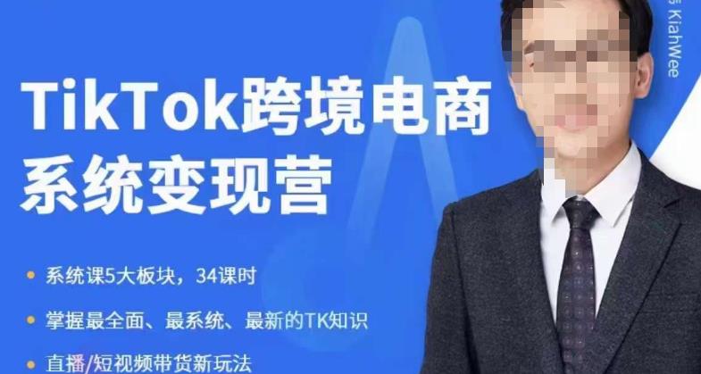 嘉伟5月新课《TiKToK跨境电商变现营》跨境电商系统传授TikTok玩法，从小白到高手，真正的电商实战课程-文强博客