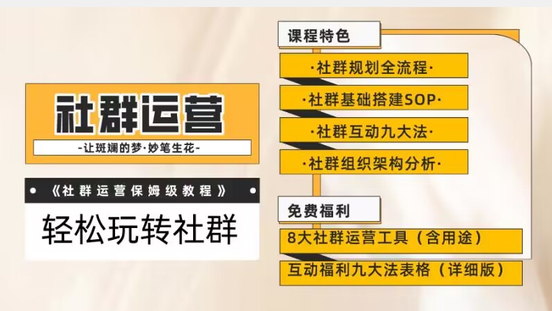 【社群运营】保姆式教程：九大互动法，八款社群运营工具助你轻松玩转社群【揭秘】-文强博客