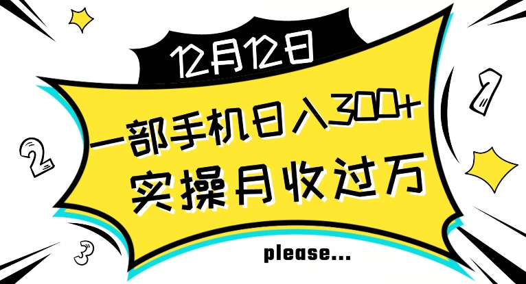 【全网变现首发】新手实操单号日入500+，渠道收益稳定，项目可批量放大【揭秘】-文强博客