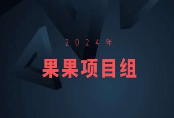 2024年果果项目组项目合集-果果最新项目-文强博客