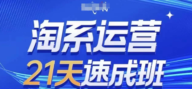 淘系运营21天速成班(更新24年5月)，0基础轻松搞定淘系运营，不做假把式-文强博客