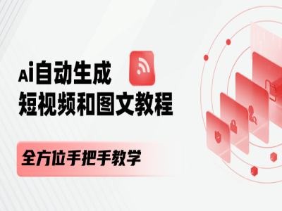 AI自动生成短视频和图文课程，全方位手把手教学-文强博客