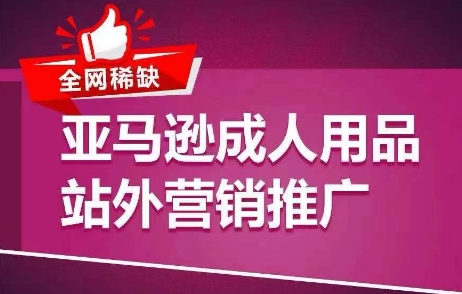 全网稀缺！亚马逊成人用品站外营销推广，​教你引爆站外流量，开启爆单模式-文强博客