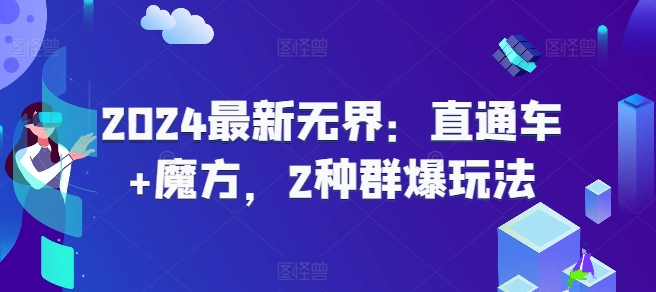 2024最新无界：直通车+魔方，2种群爆玩法-文强博客