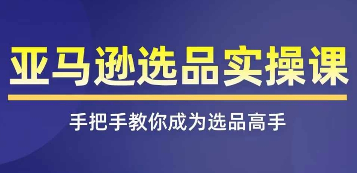 亚马逊选品实操课程，快速掌握亚马逊选品的技巧，覆盖亚马逊选品所有渠道-文强博客