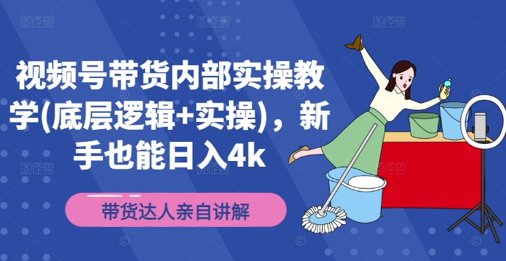 视频号带货内部实操教学(底层逻辑+实操)，新手也能日入4k-文强博客