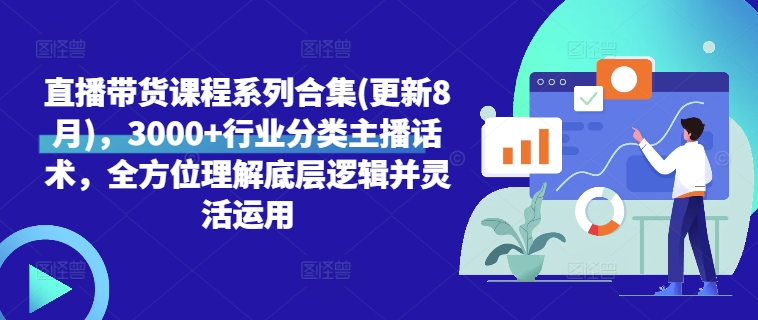 直播带货课程系列合集(更新8月)，3000+行业分类主播话术，全方位理解底层逻辑并灵活运用-文强博客