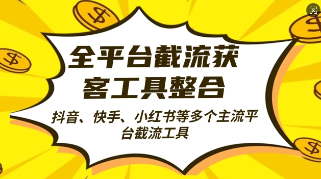 全平台截流获客工县整合全自动引流，日引2000+精准客户【揭秘】-文强博客