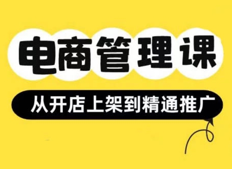 小红书&闲鱼开店从开店上架到精通推广，电商管理课-文强博客